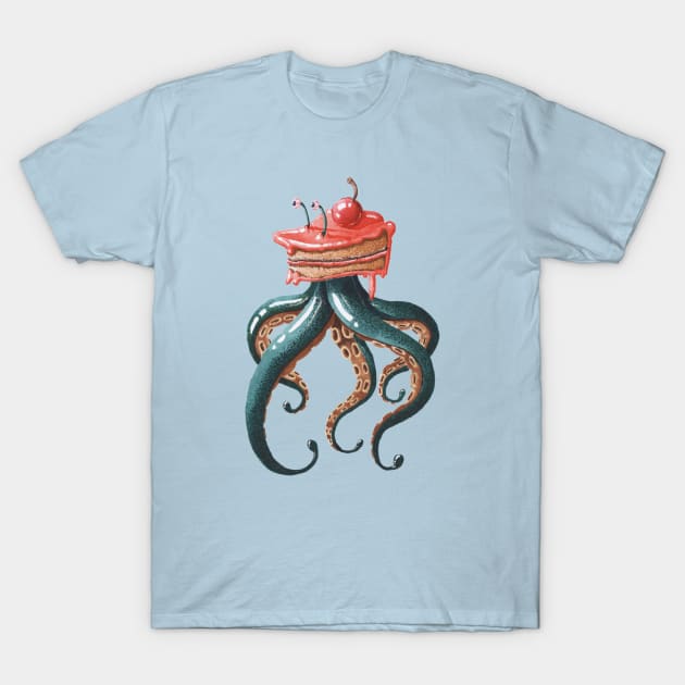 Monsterlicious - Alien Cake T-Shirt by Studio Mootant